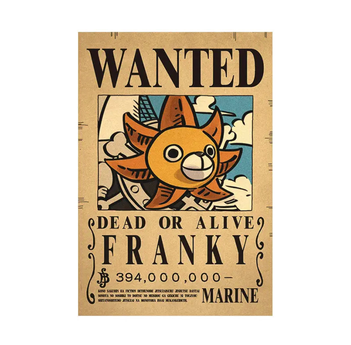 One Piece Bounty Poster