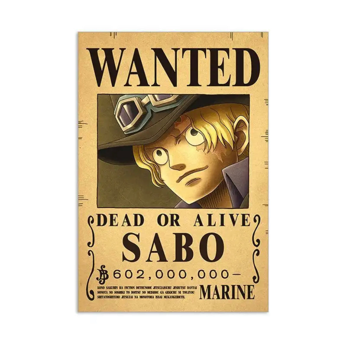 One Piece Bounty Poster