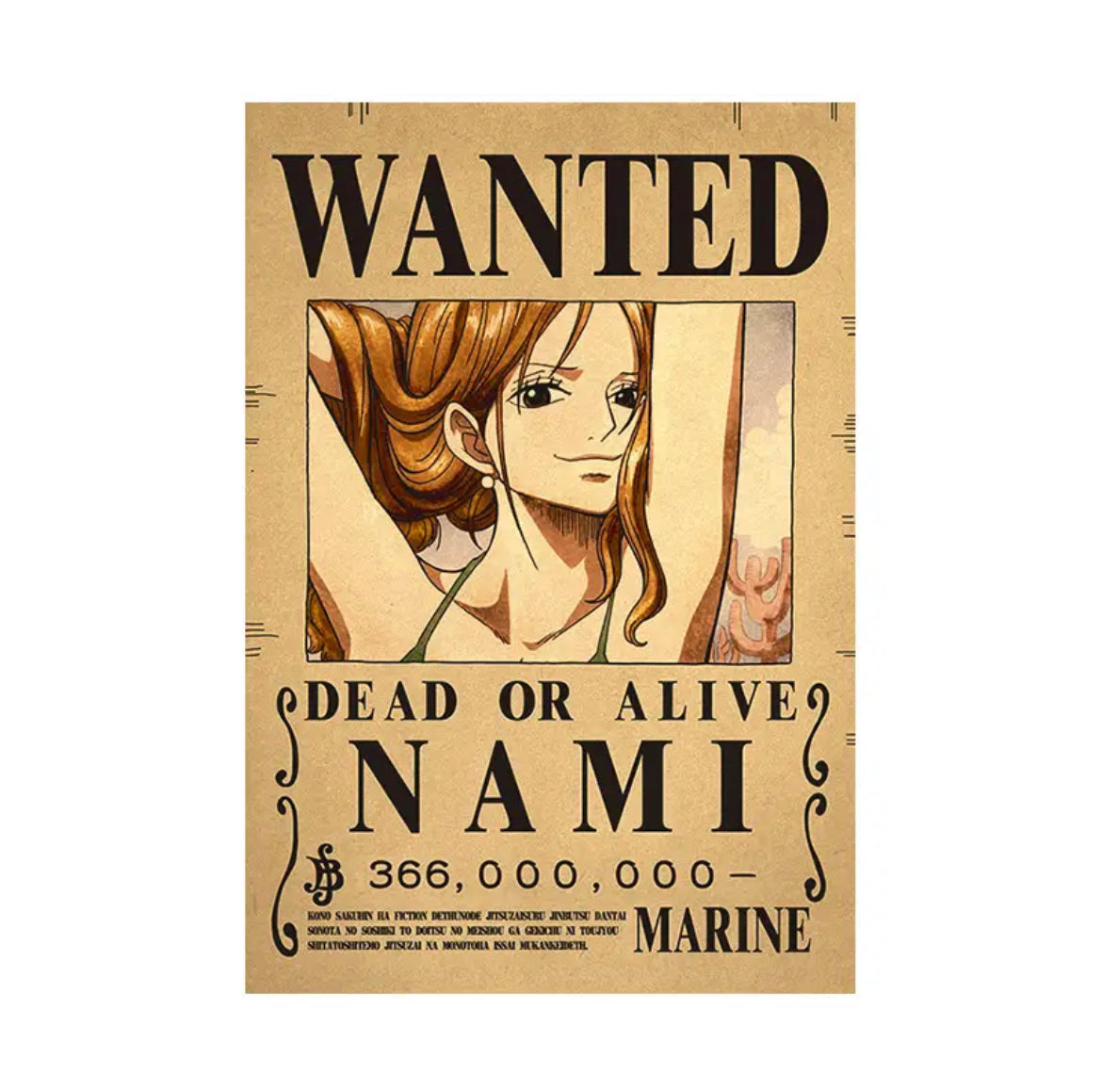 One Piece Bounty Poster