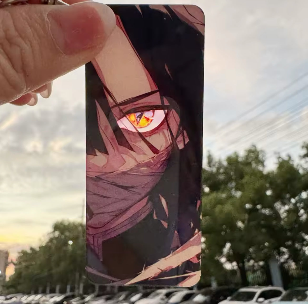 Demon Slayer Reflective Keychains