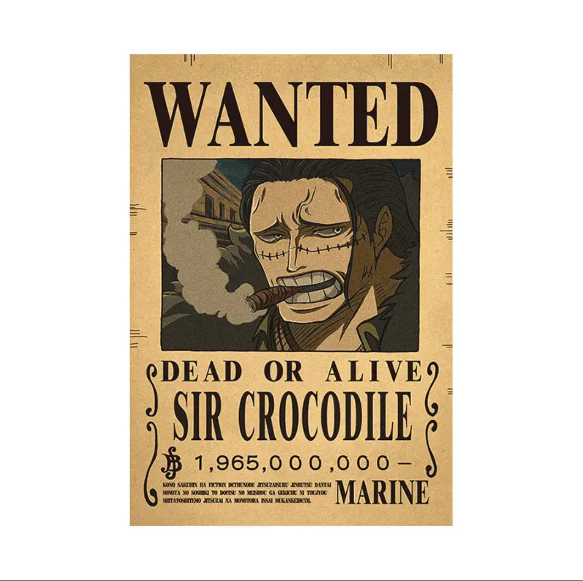 One Piece Bounty Poster