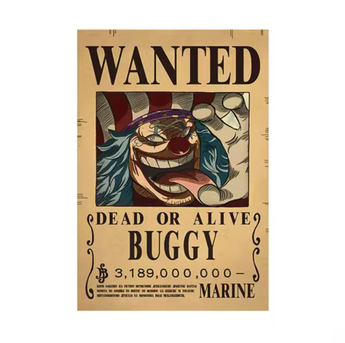 One Piece Bounty Poster