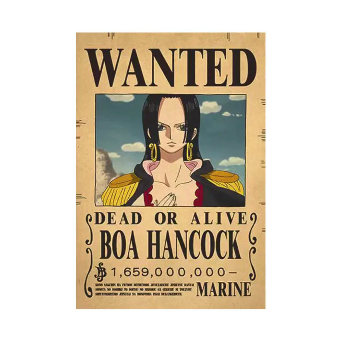 One Piece Bounty Poster