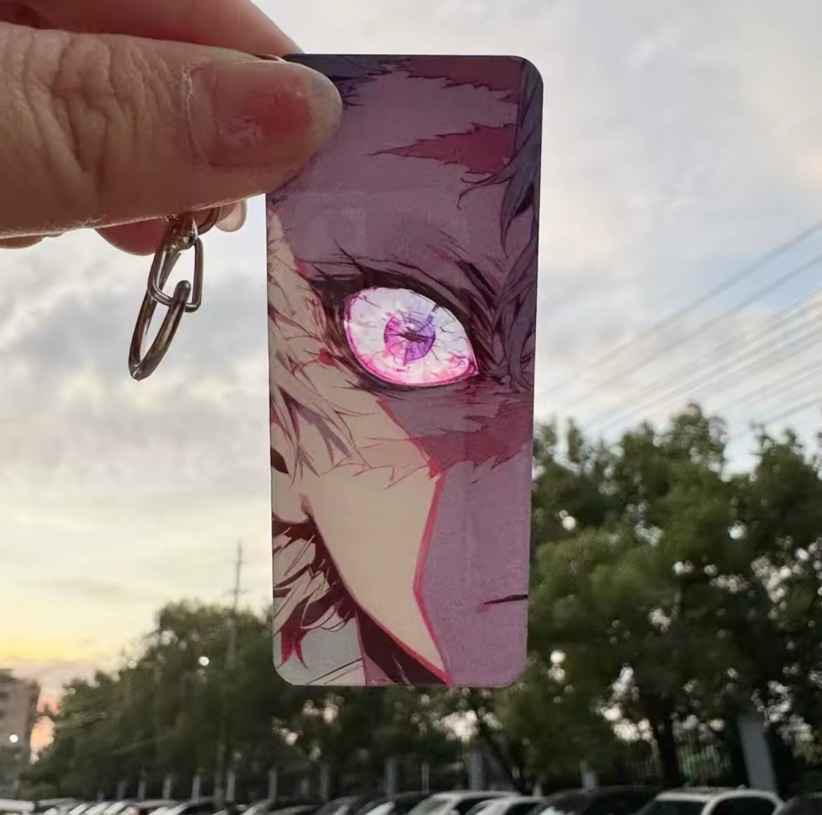 Demon Slayer Reflective Keychains