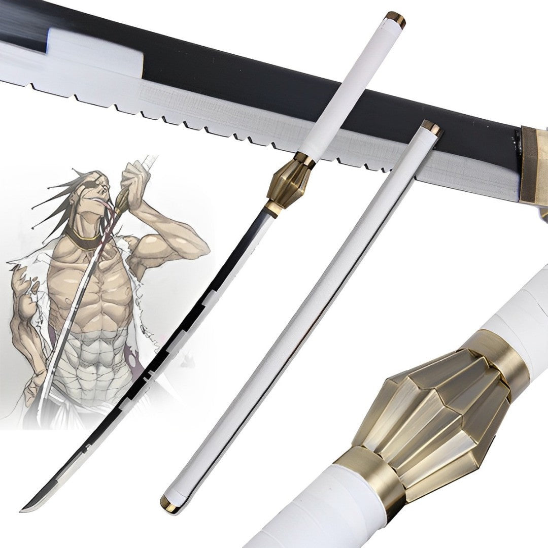 Zaraki Kenpachi Metal Nozarashi + Stand