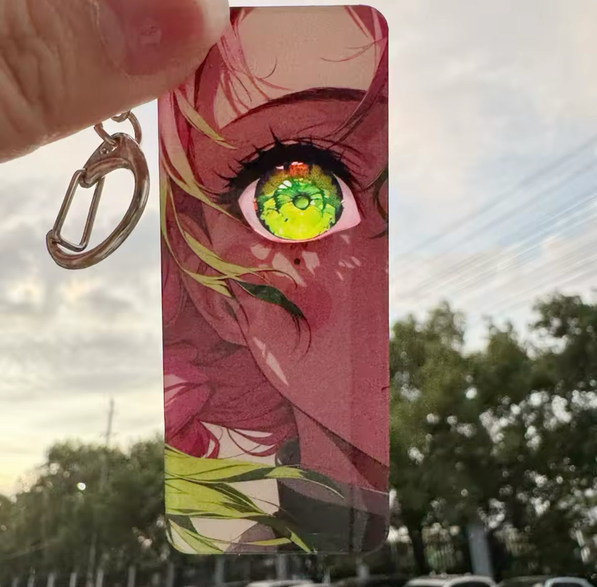 Demon Slayer Reflective Keychains