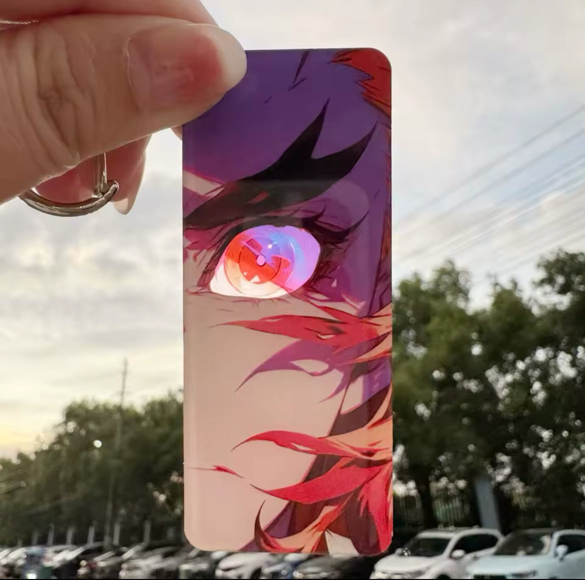 Demon Slayer Reflective Keychains