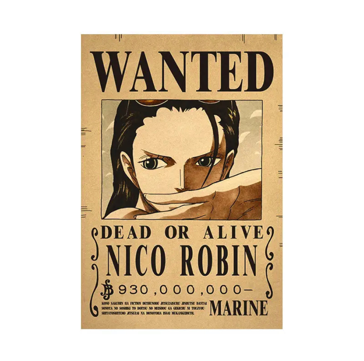 One Piece Bounty Poster