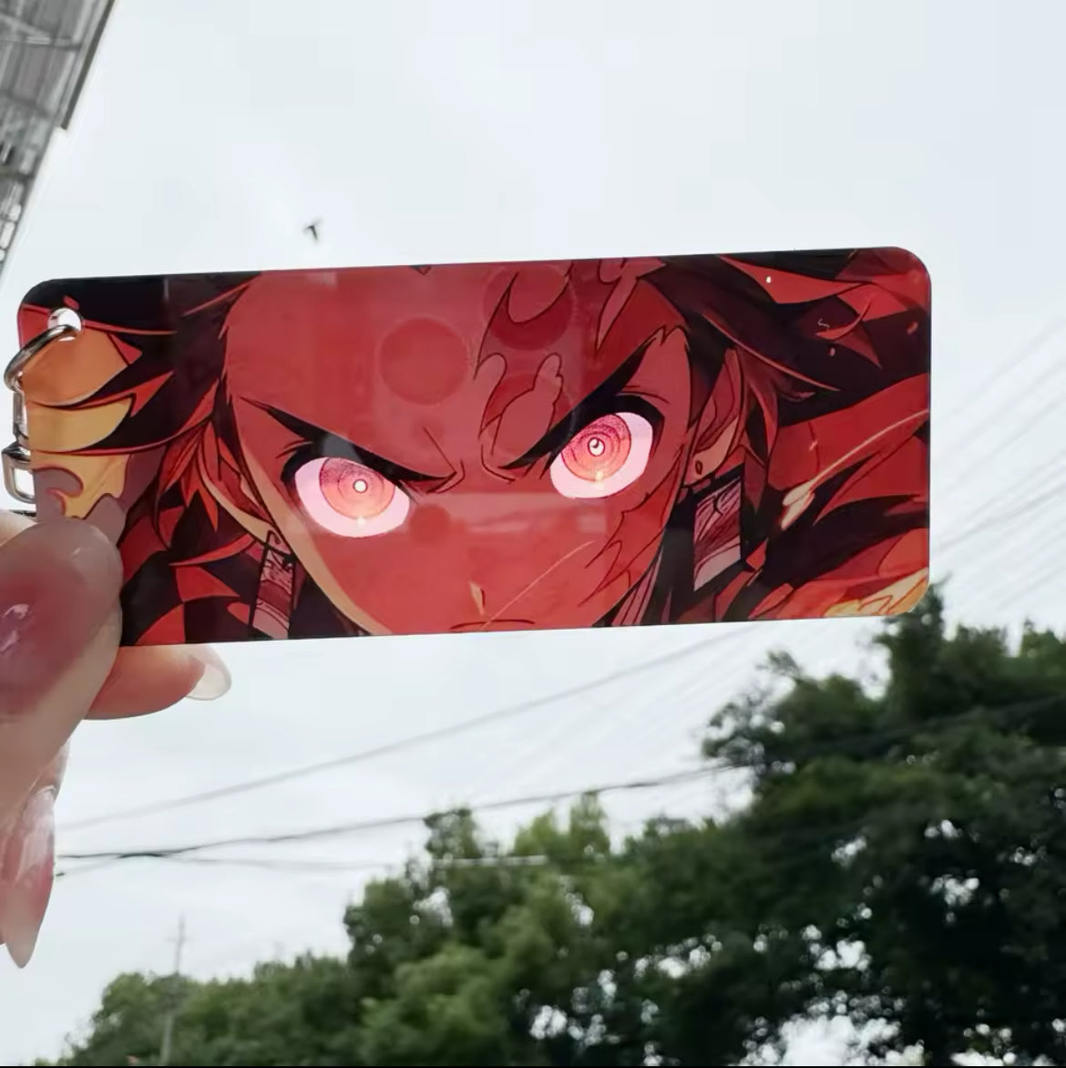 Demon Slayer Reflective Keychains