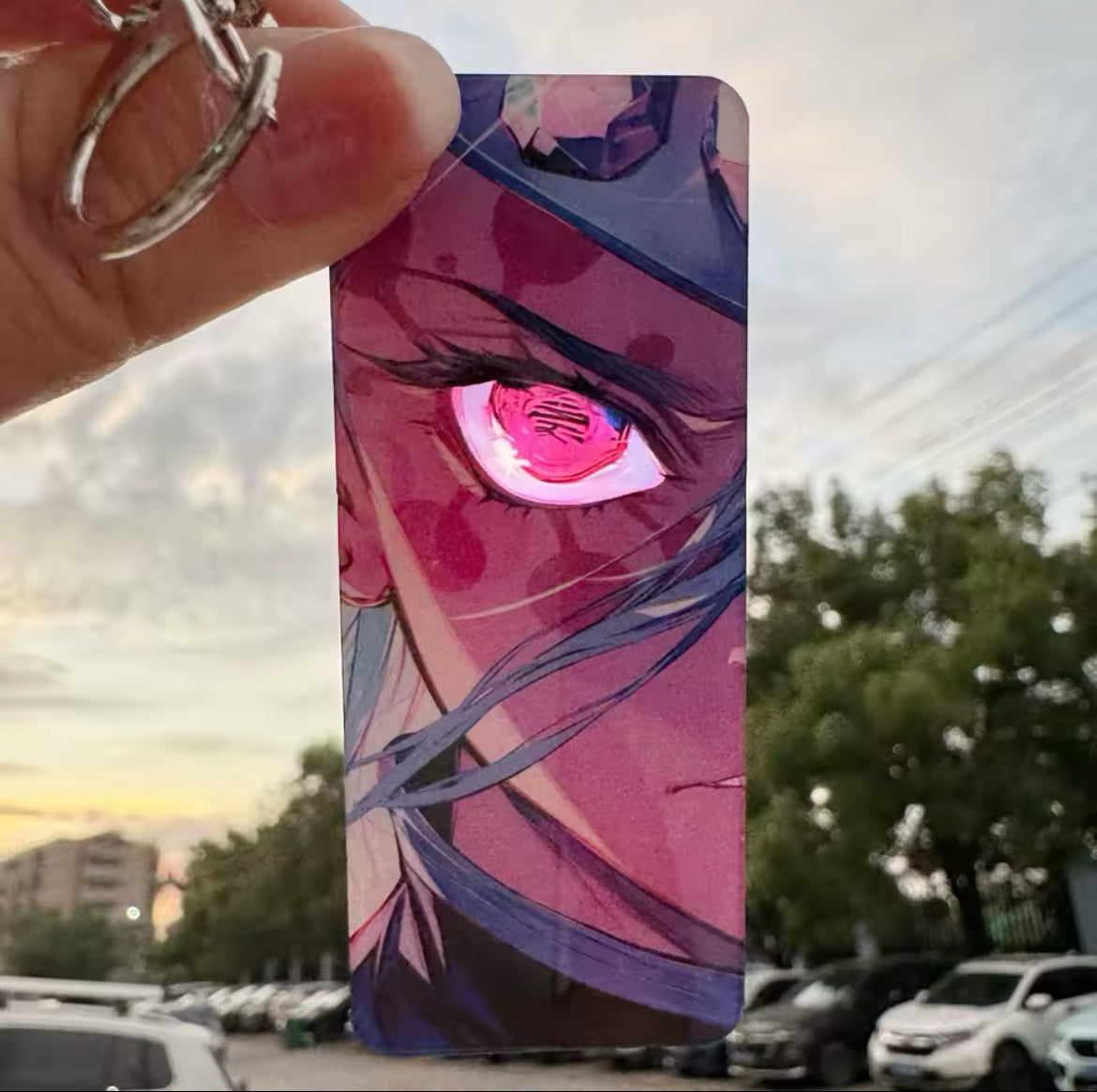 Demon Slayer Reflective Keychains