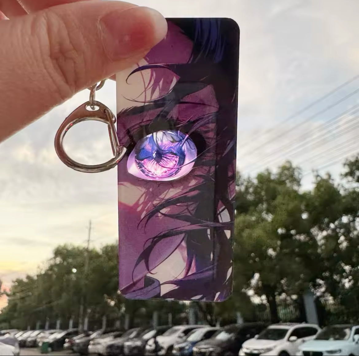 Demon Slayer Reflective Keychains