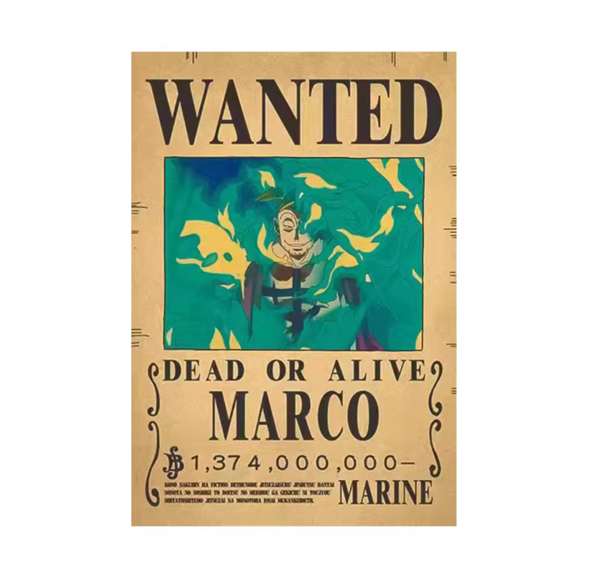 One Piece Bounty Poster