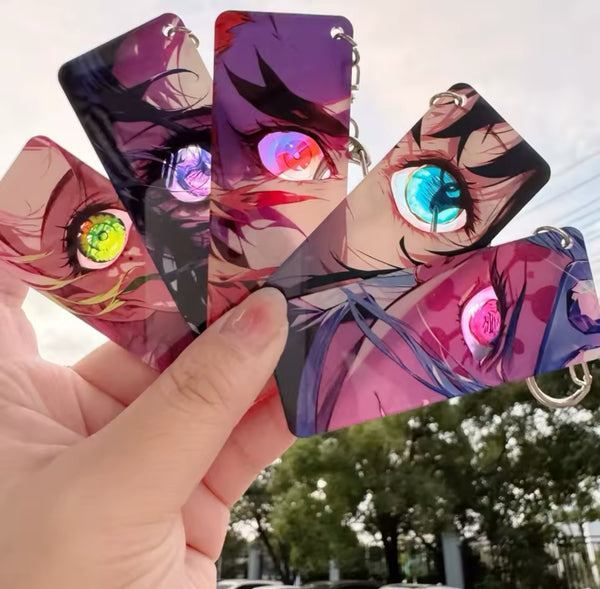 Demon Slayer Reflective Keychains